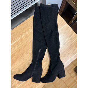 BNIB Steve Madden "Loyal" Over Knee Boots | Black | Size 6